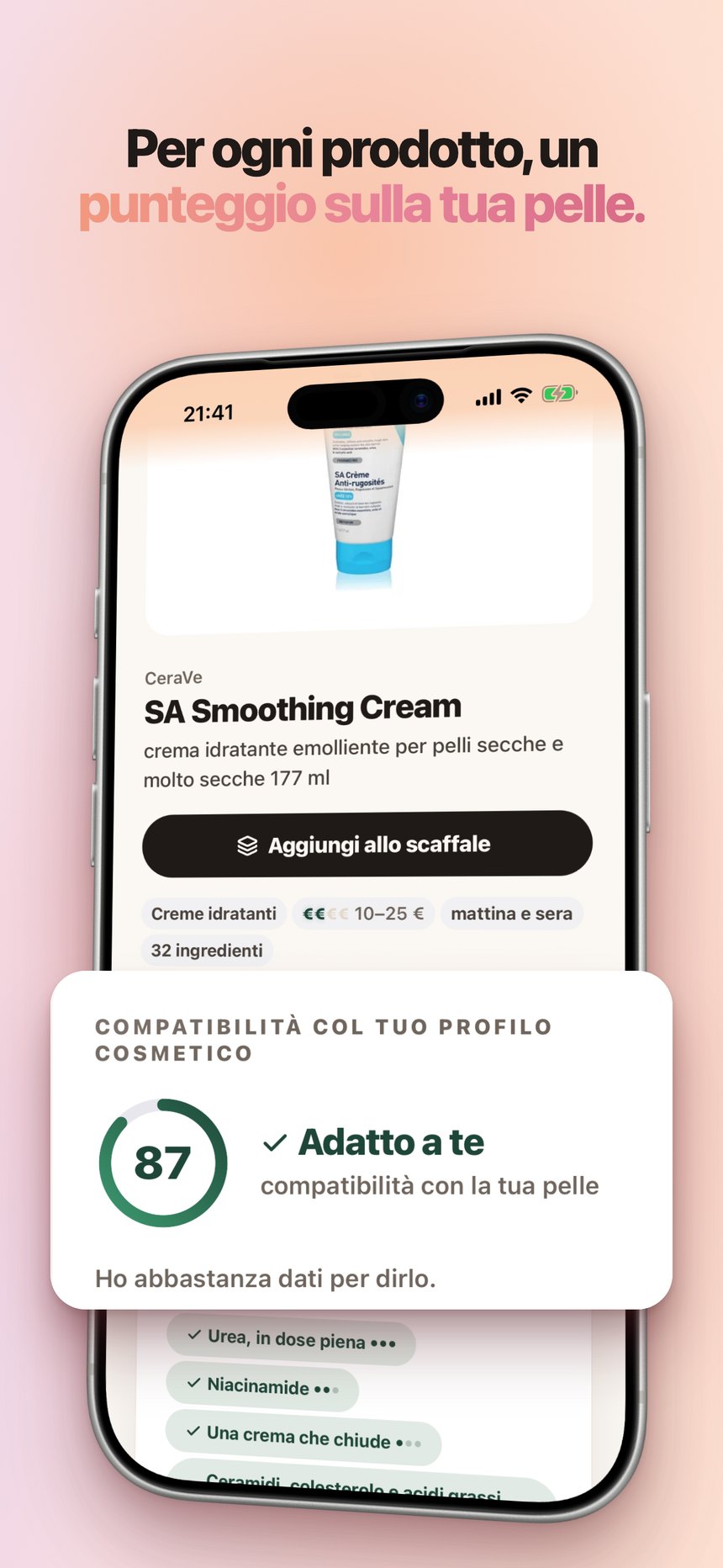 La compatibilità di ogni prodotto